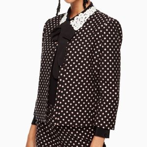 KATE SPADE diamond jacquard jacket size 2